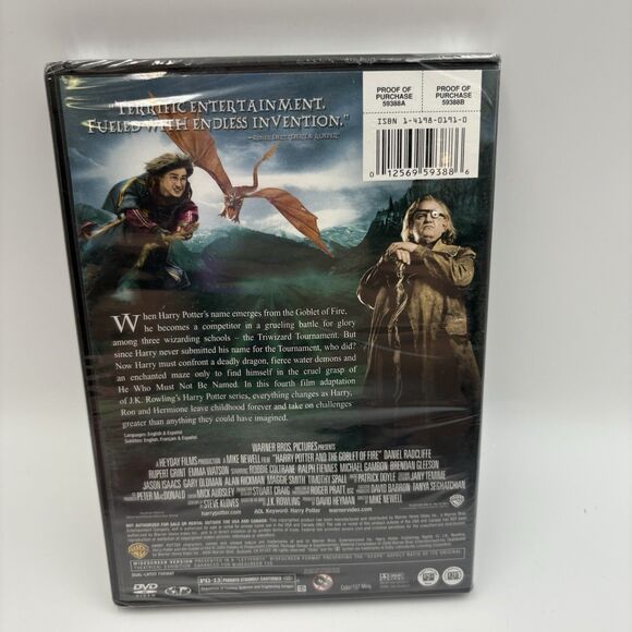 Harry Potter and the Goblet of Fire ( Wide Screen Edition) (Harry Potter 4) DVDs - Picture 2 of 2